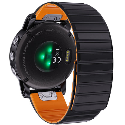 Silicone Magnetic Watch Strap For Garmin Watch