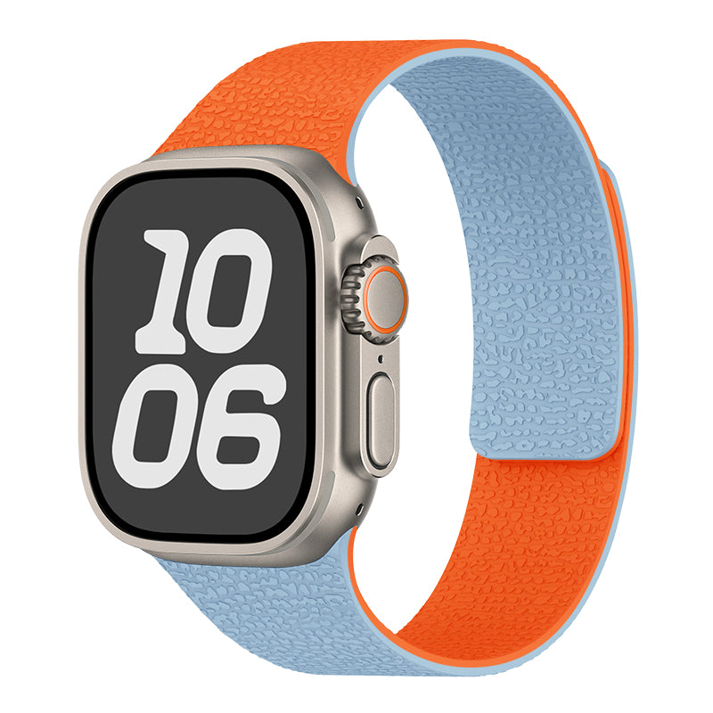 Texture Design-Magnetic Silicone Strap for Apple Watch
