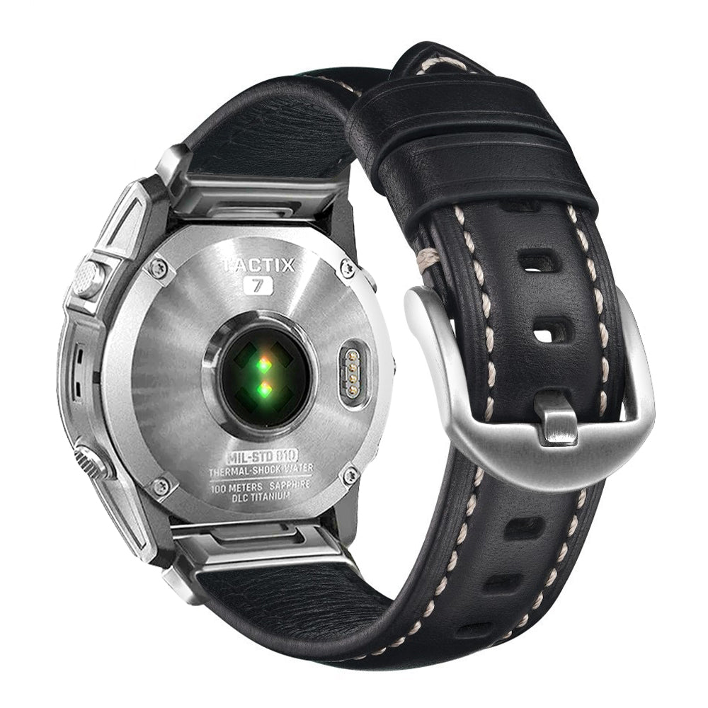 Nappa Leather Watch Band For Garmin