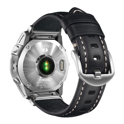 Nappa Leather Watch Band For Garmin
