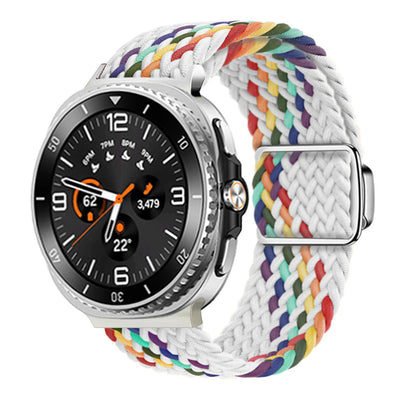 Magnetic Buckle Woven Nylon Strap For Samsung Galaxy Watch