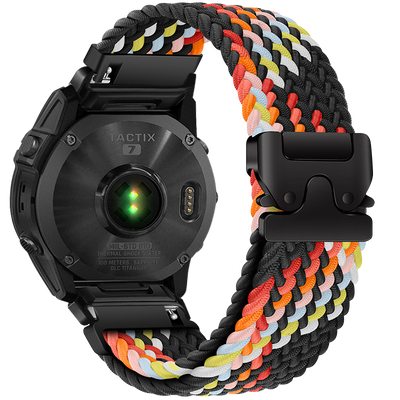 Nylon Braided Band For Garmin Fenix 6X 6 Pro 8 7 7X 5 5X Plus