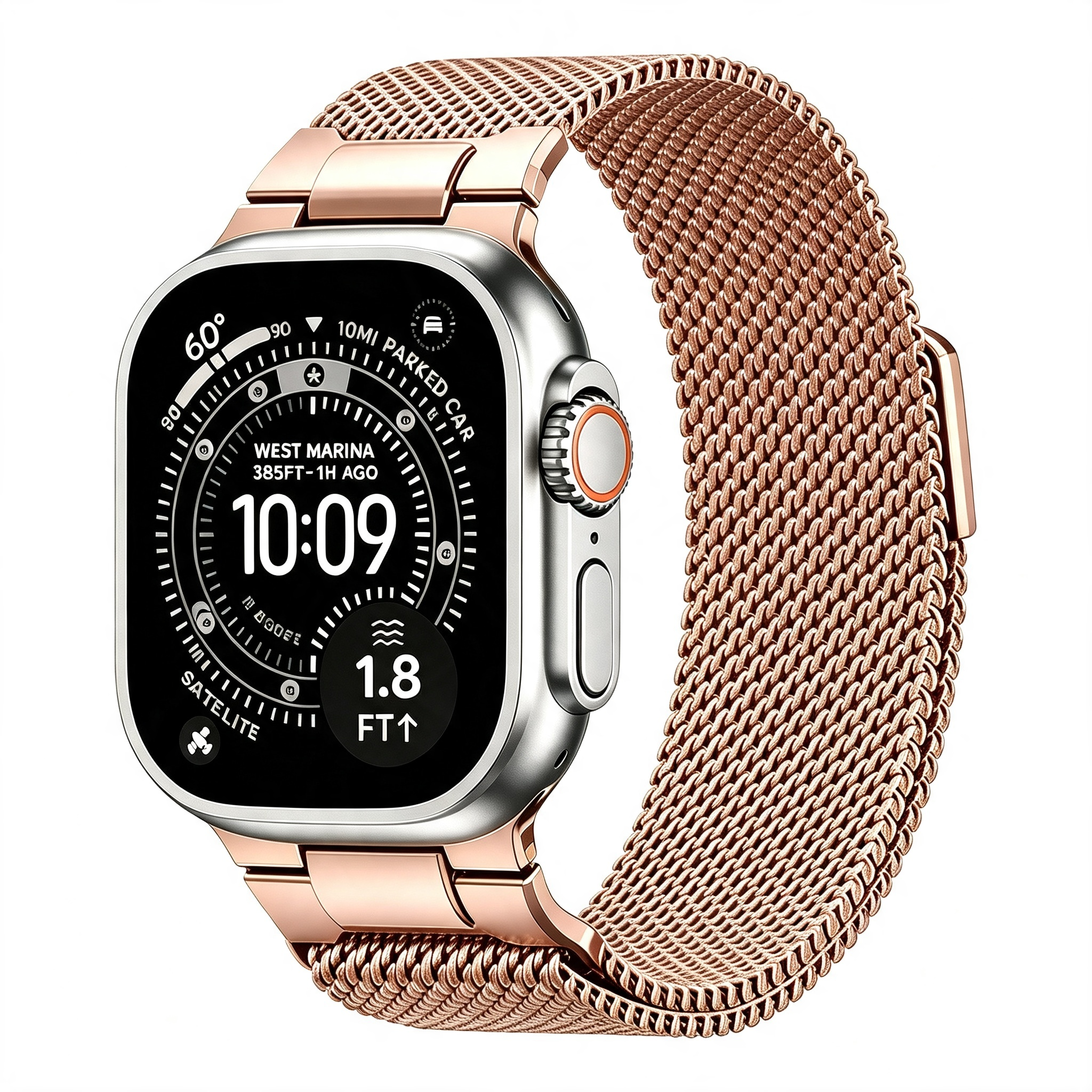 Mecha Milanese Loop Band For Apple Watch