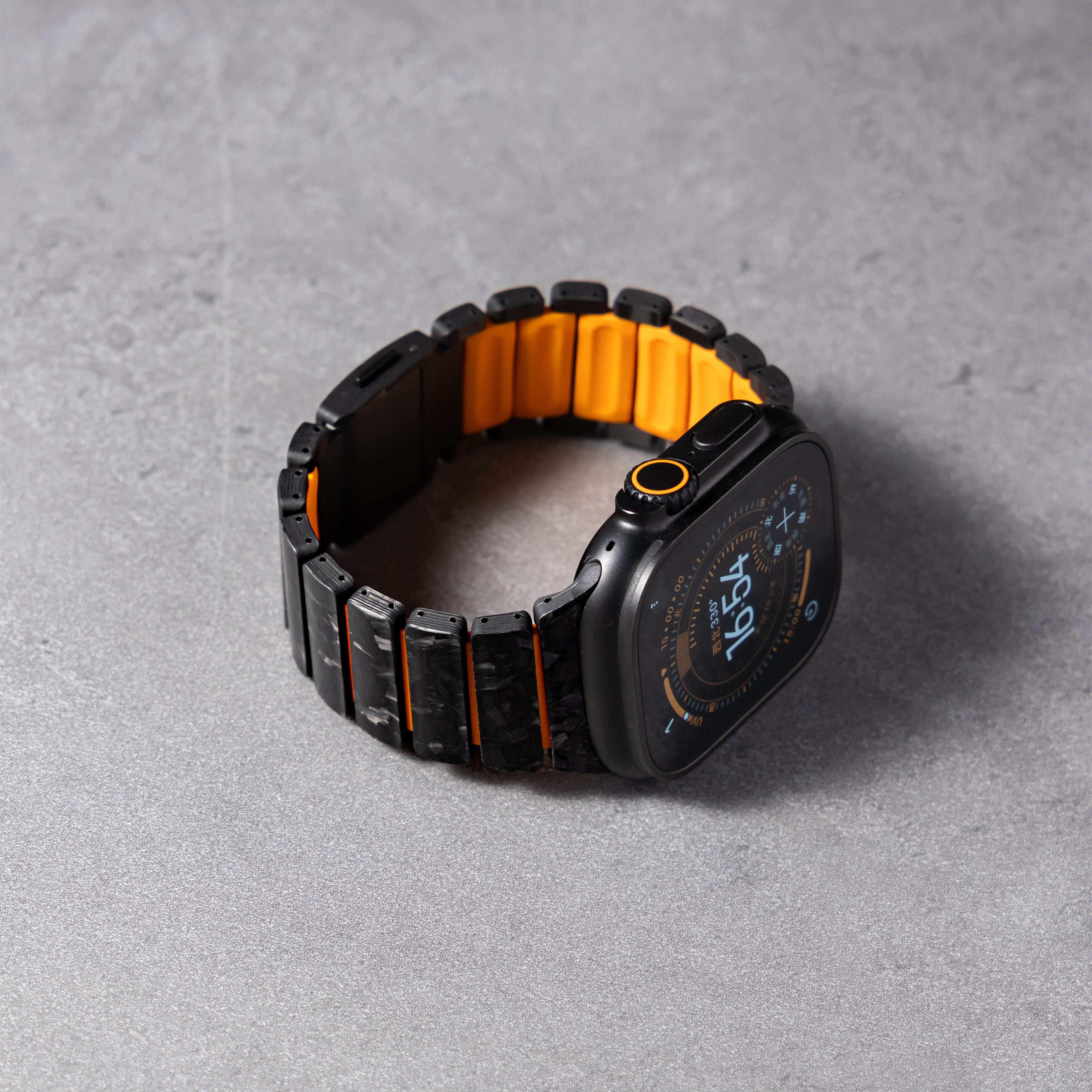 Carbon + FKM Band For Apple Watch