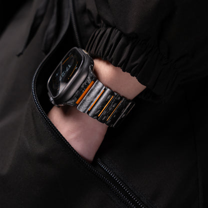 Carbon + FKM Band For Apple Watch