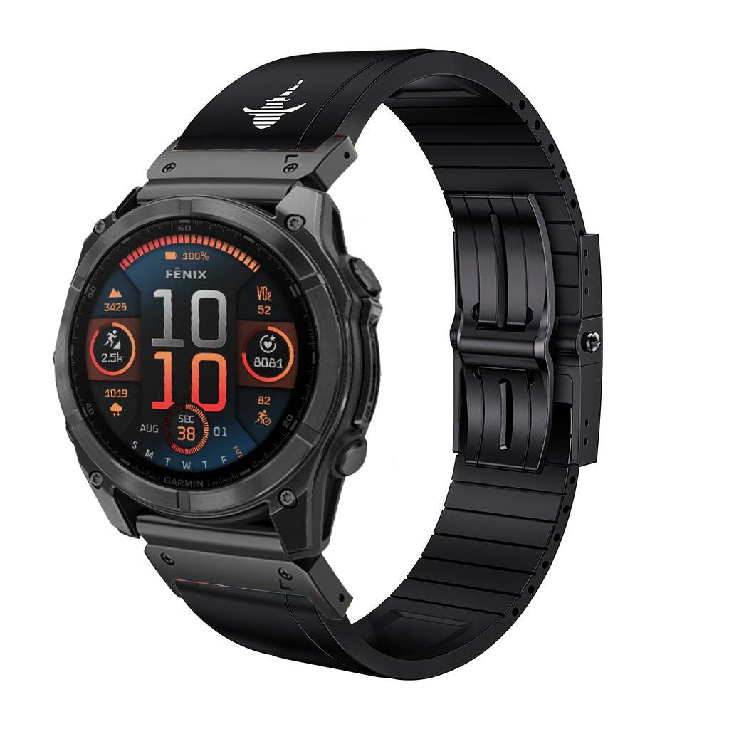 Luxury FKM Rubber Strap for Garmin - The Shark Edition