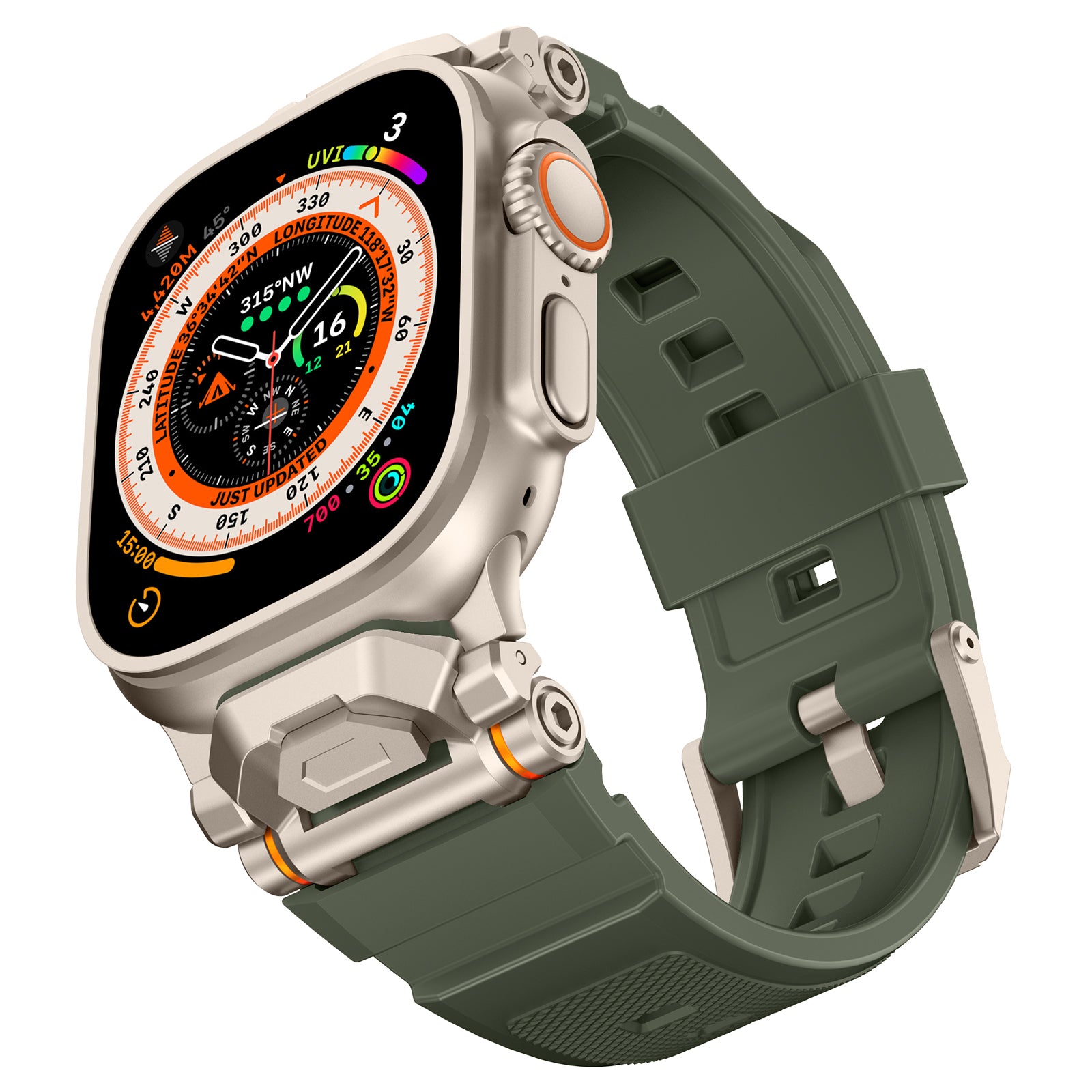 Explorer FKM 2.0 Rubber Band For Apple Watch