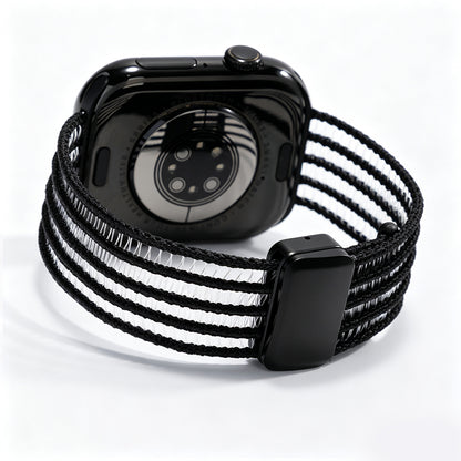 Fish Silk Mesh Breathable Magnetic Soft Strap For Apple Watch