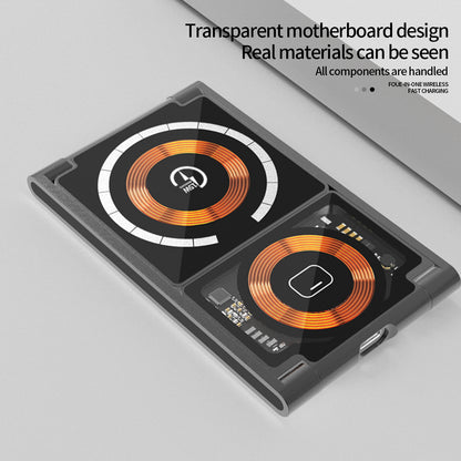 T33-FOUE-IN-ONE WIRELESSFAST CHARGER