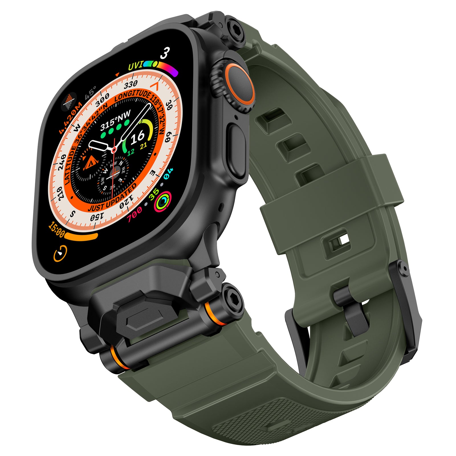 Explorer FKM 2.0 Rubber Band For Apple Watch