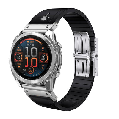 Luxury FKM Rubber Strap for Garmin - The Shark Edition