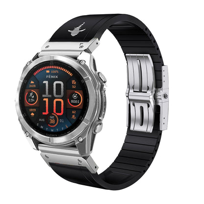 Luxury FKM Rubber Strap for Garmin - The Shark Edition