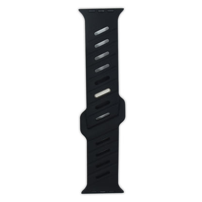 Asymmetric Oblique Hole Silicone Watch Strap for Apple Watch