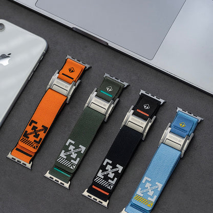 Techwear Tactical Nylon Band For Apple Watch