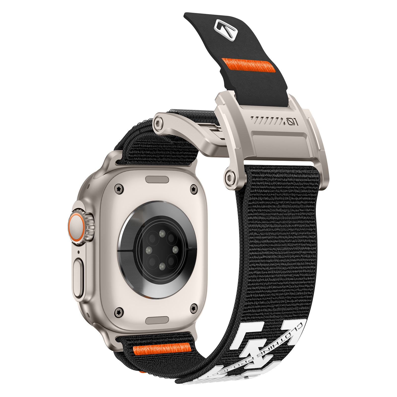 Heavy Duty Cyberpunk Nylon Magnetic Sport Band for Apple Watch