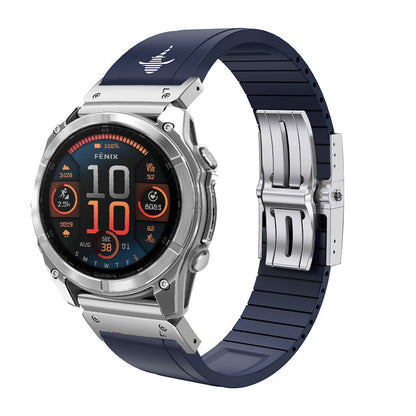 Luxury FKM Rubber Strap for Garmin - The Shark Edition