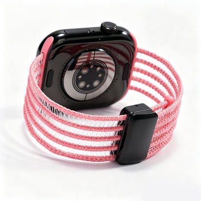 Fish Silk Mesh Breathable Magnetic Soft Strap For Apple Watch