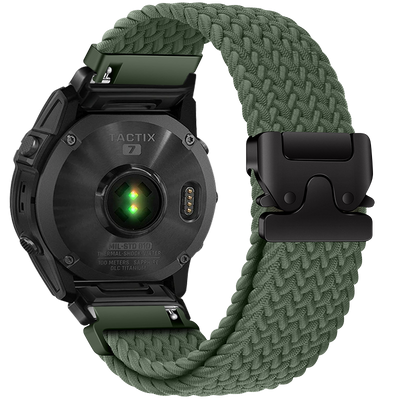 Nylon Braided Band For Garmin Fenix 6X 6 Pro 8 7 7X 5 5X Plus