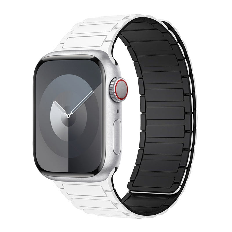 Silicone magnetic loop watch band For Apple Watch