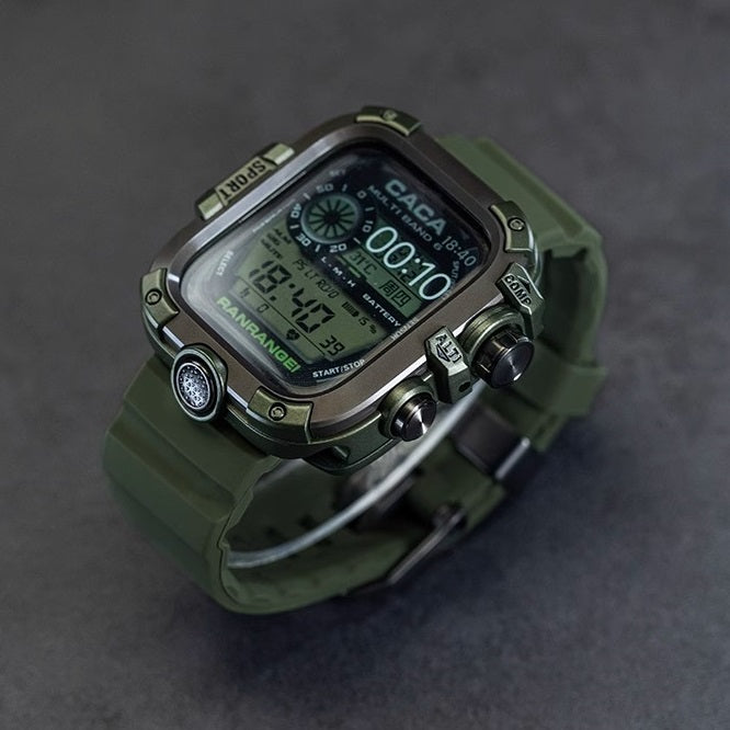 Metal Tempered Glass Case for Apple Watch