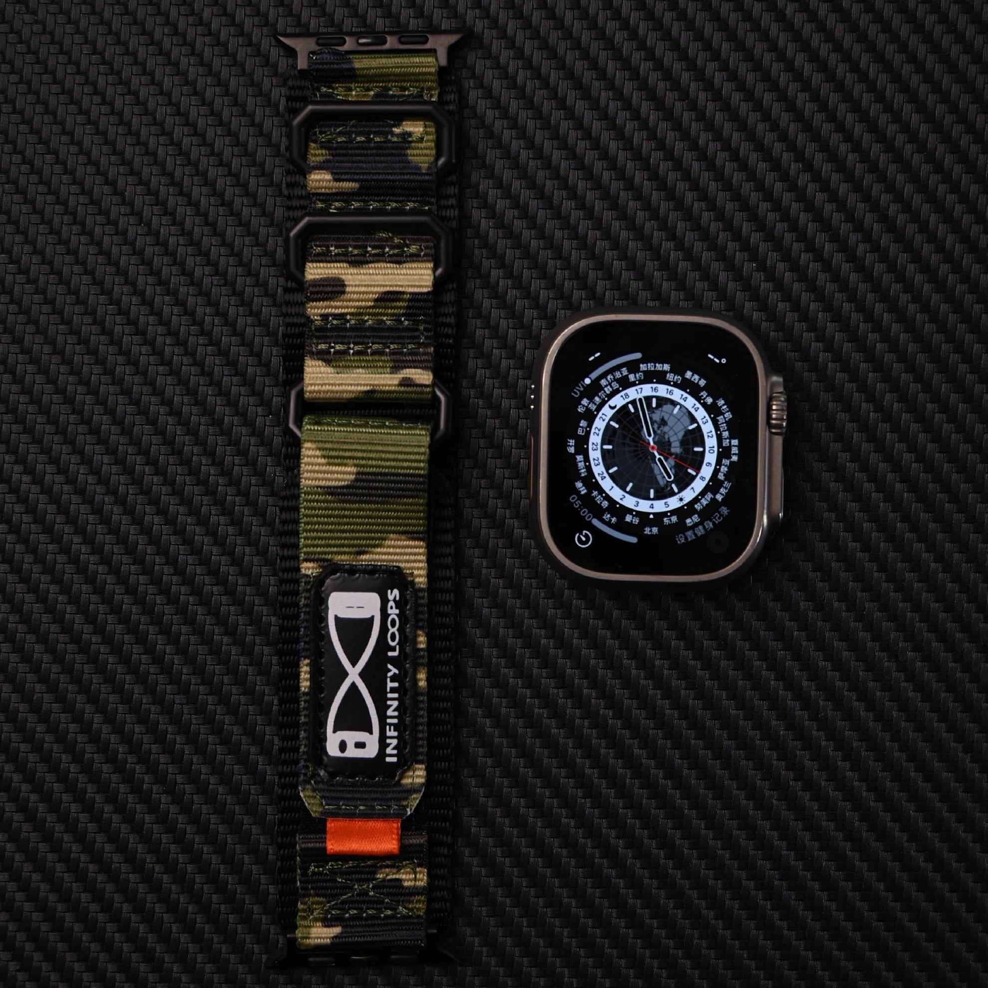 Nylon Loop Band Strap For Apple Watch