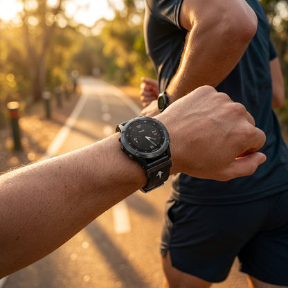 Luxury FKM Rubber Strap for Garmin - The Shark Edition