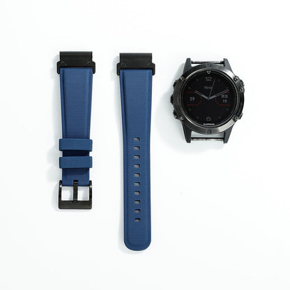 Premium FKM Rubber Textured Strap For Garmin