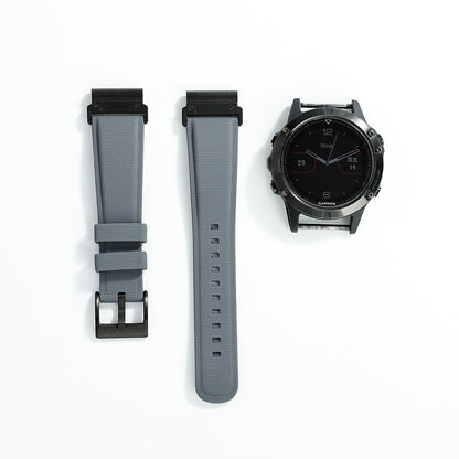 Premium FKM Rubber Textured Strap For Garmin