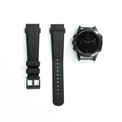 Premium FKM Rubber Textured Strap For Garmin