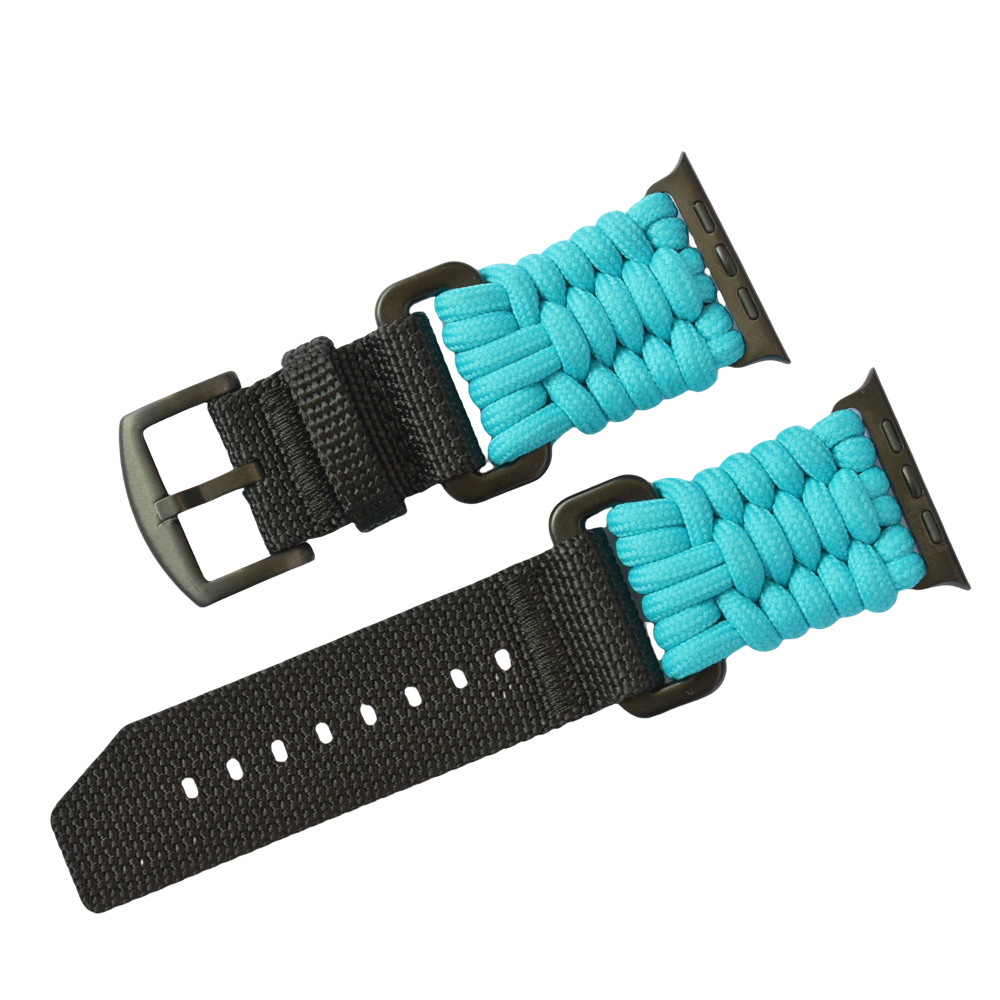 Outdoor Nylon Woven Watchband For Apple Watch