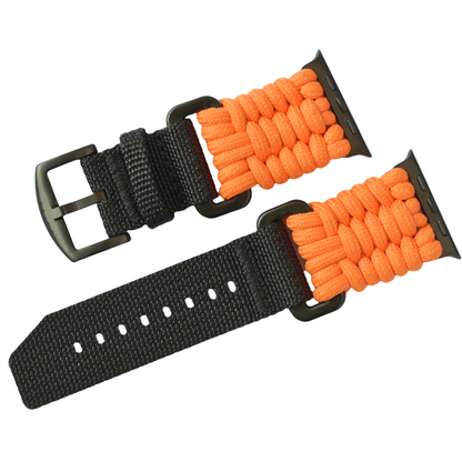 Outdoor Nylon Woven Watchband For Apple Watch