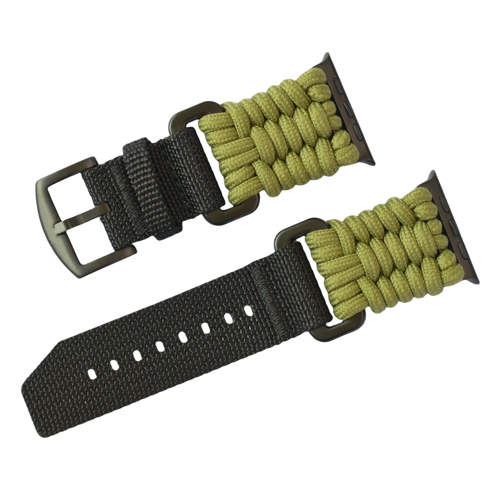 Outdoor Nylon Woven Watchband For Apple Watch