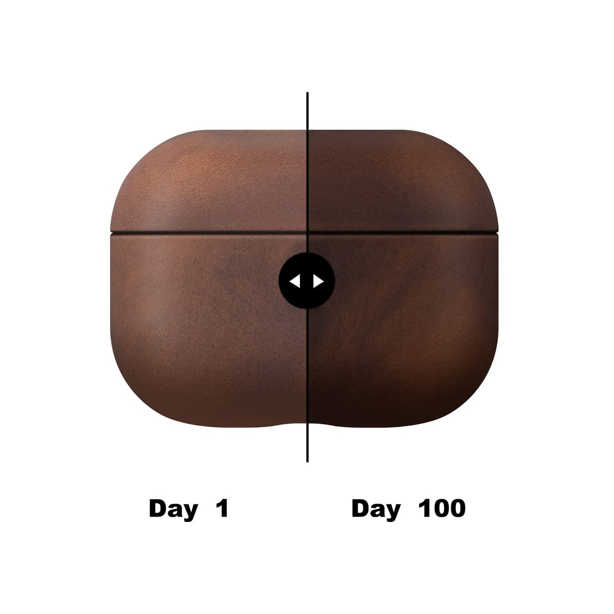 Handmade Crazy Horse Leather AirPods Case