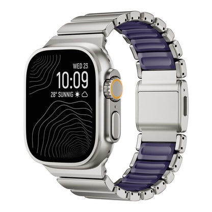 Ultra-Titanium +FKM Band Magnetic Clasp for Apple Watch