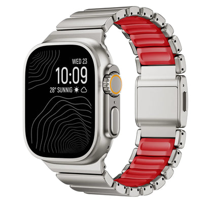 Ultra-Titanium +FKM Band Magnetic Clasp for Apple Watch