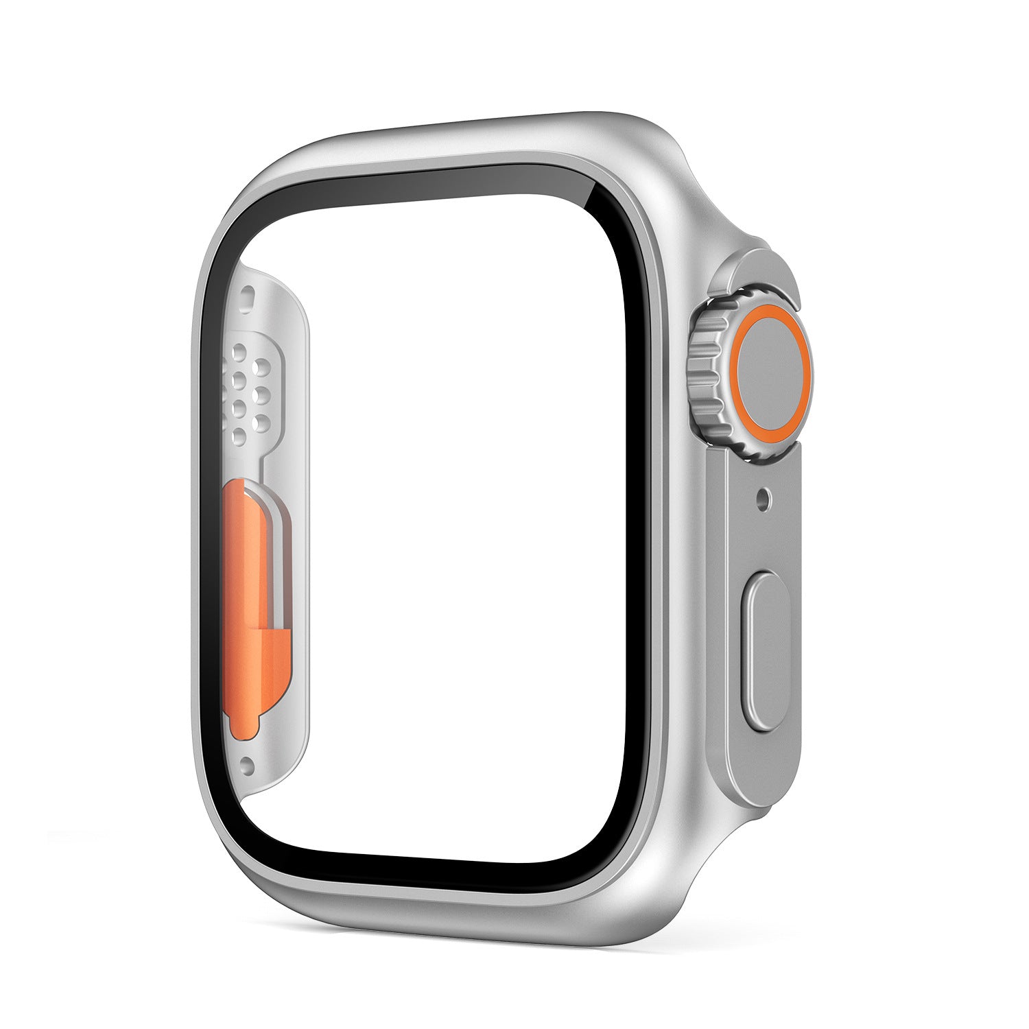 Ultra-thin & Waterproof Apple Watch Case with Tempered Glass Film