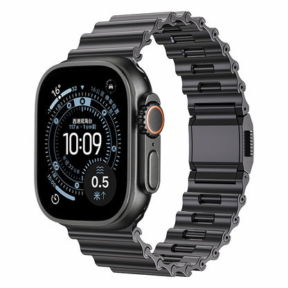 Wave Link Mechanical Aesthetics Strap For Apple Watch