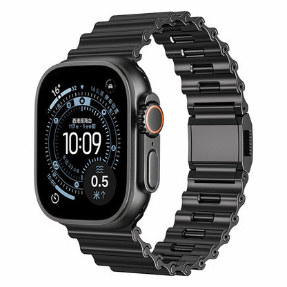 Wave Link Mechanical Aesthetics Strap For Apple Watch