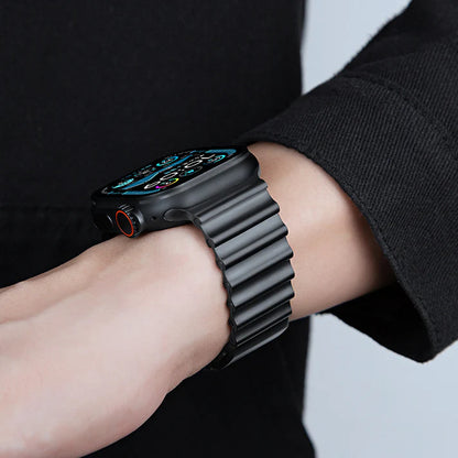 Wave Link Mechanical Aesthetics Strap For Apple Watch