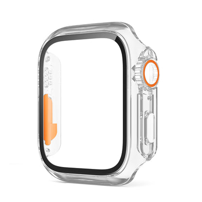 Ultra-thin & Waterproof Apple Watch Case with Tempered Glass Film