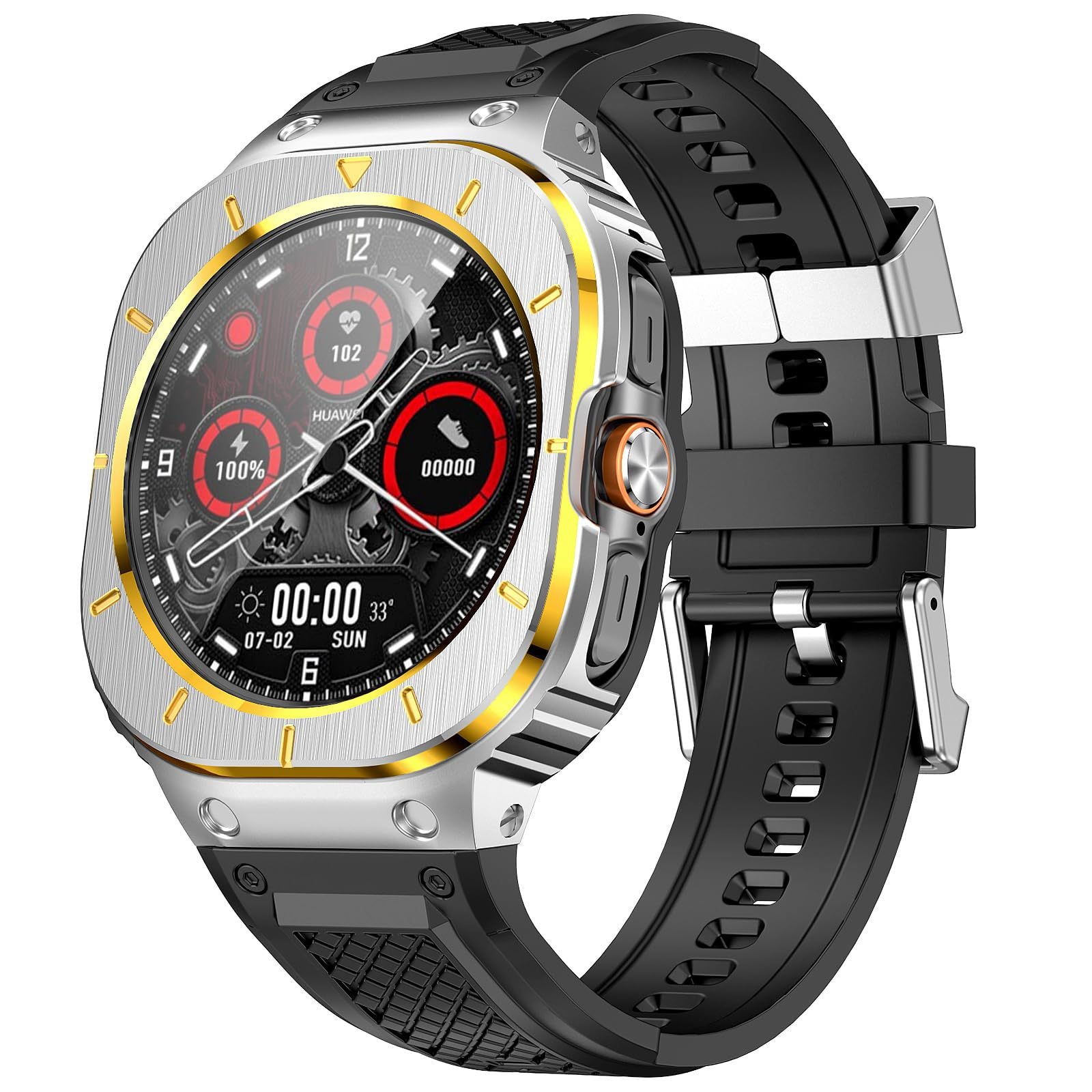 Silicone strap + case protection set For Samsung Galaxy Watch Ultra 47