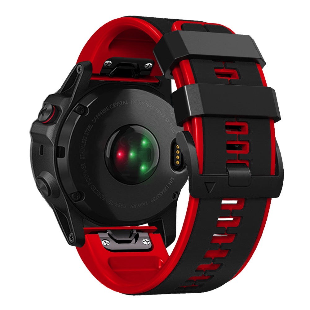 Soft Silicone Strap for Garmin Fenix 8/7X/Fenix 6X 5X