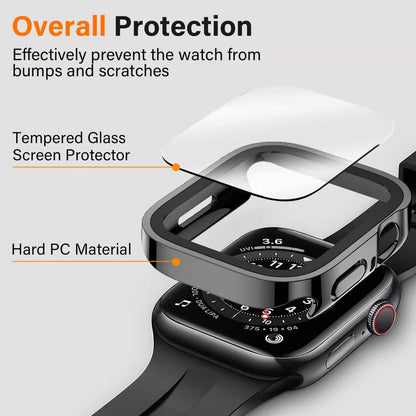 Waterproof Watch Case With Tempered Glass Film