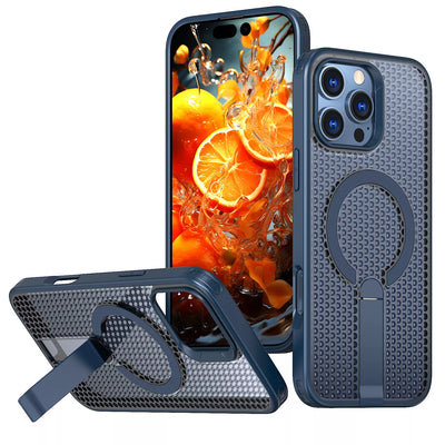Heat Dissipation Stand Magnetic Case for iPhone