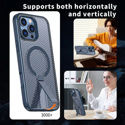 Heat Dissipation Stand Magnetic Case for iPhone