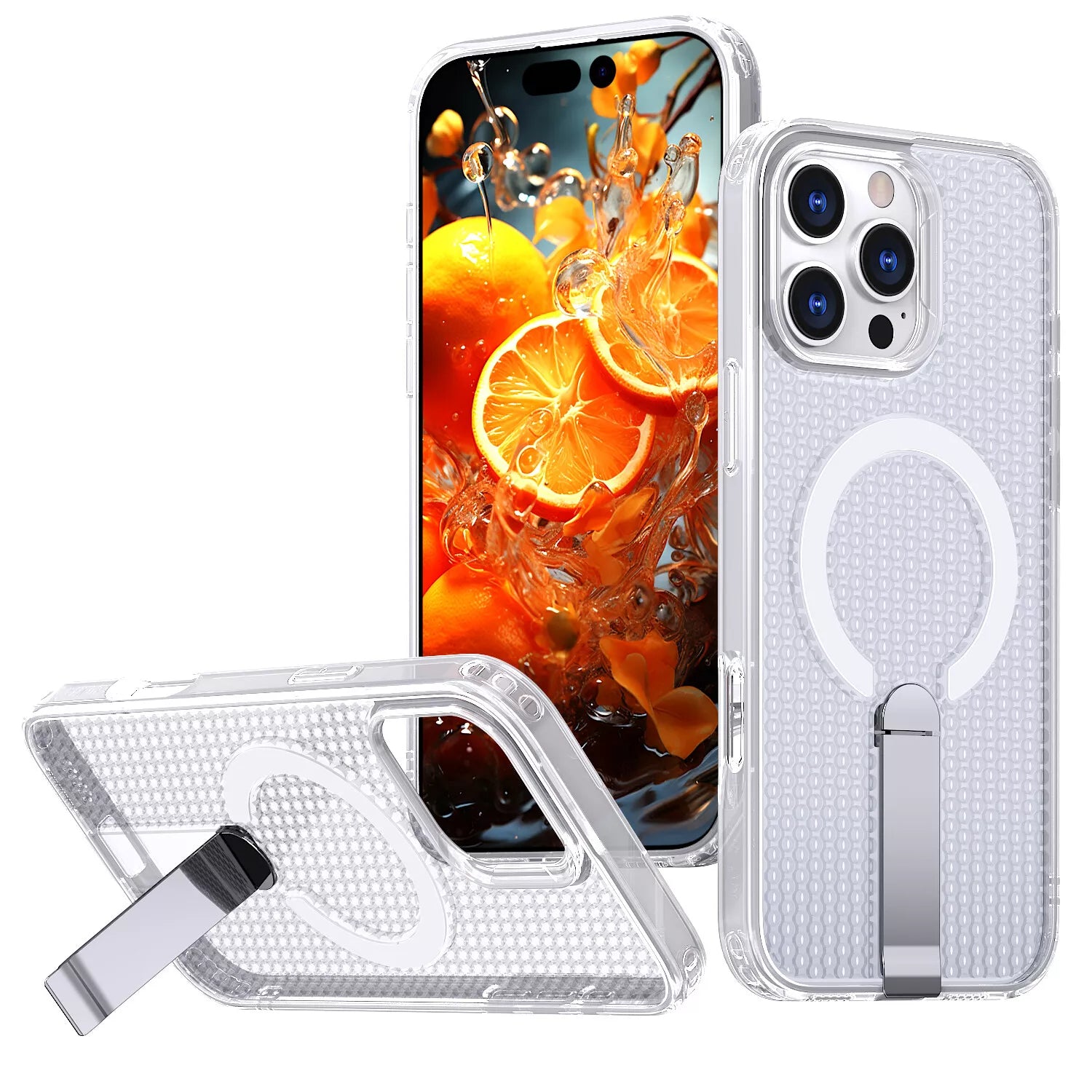 Heat Dissipation Stand Magnetic Case for iPhone