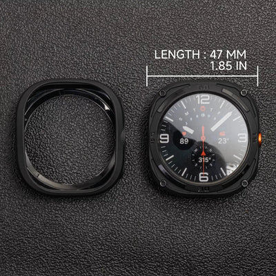 TPU Shockproof Protective Hollow Case Cover For Samsung Watch Ultra/Ultra2 47mm