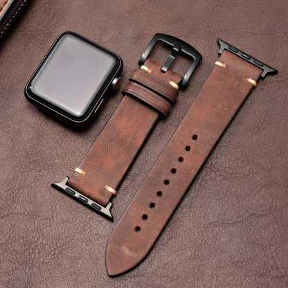 Premium Italian Leather Apple Watch Band