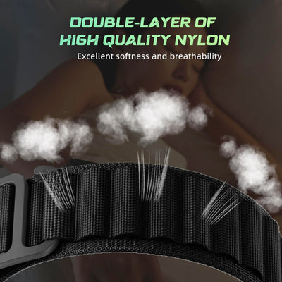 Outdoor Nylon Strap for Garmin Fenix 8 7 7X 6 6X Pro
