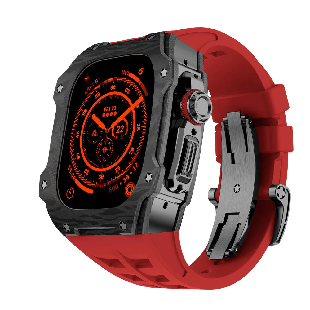 Vanguard Carbon Fiber Apple Watch Ultra - Black Case